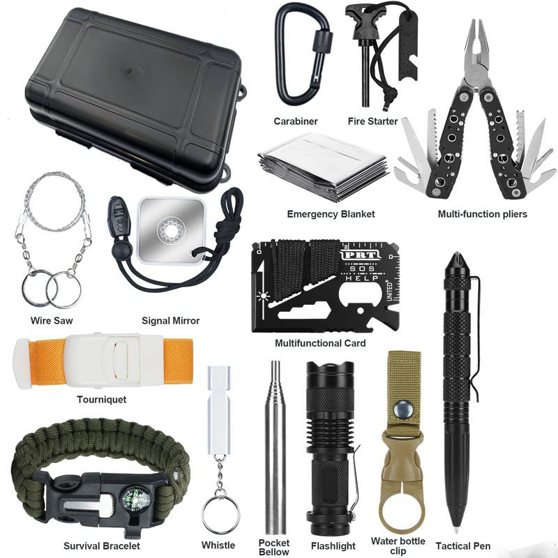 Hunting Fishing Outdoor - Hongrui DIY Compacte Draagbare Stootvaste Overlevingsuitrusting