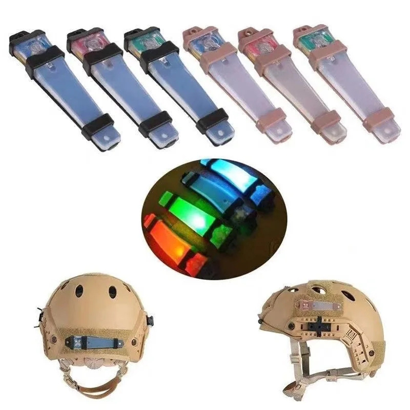 Outdoor Hunting Equipment - Tactische FMA-helm Veiligheidsknipperlicht Overlevingssignaallicht Waterdichte lamp