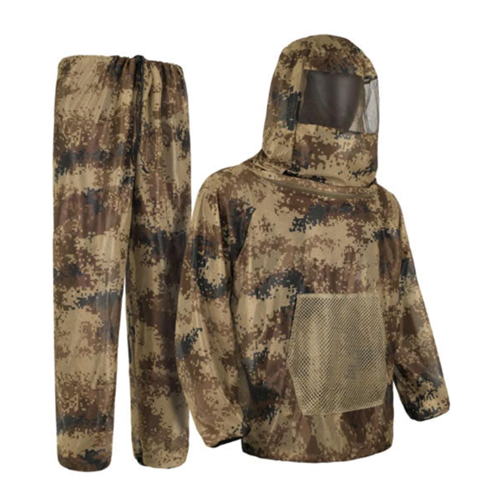 Outdoor Hunting Outfit - Heren jachtkleding Vliegbestendige mesh-outfit met capuchon