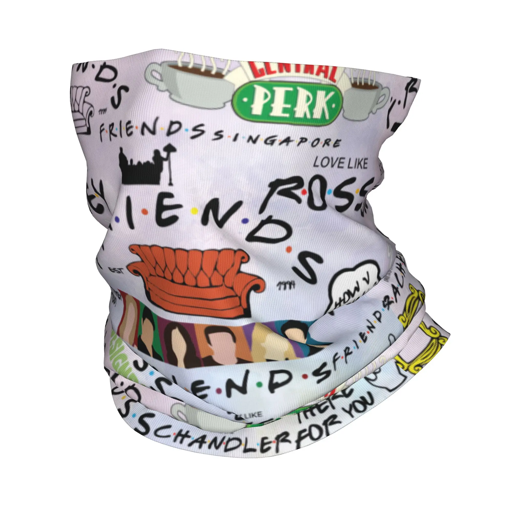Outdoor Hunting Tv Shows - Grappige Vrienden Collage Bandana Halsbeenkap voor