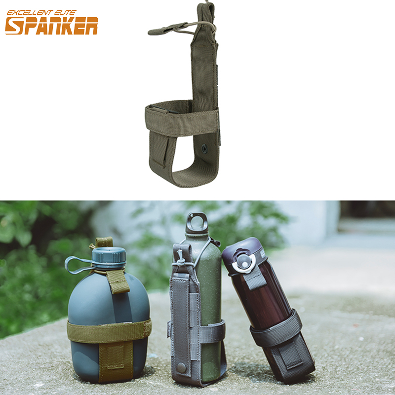 Hunting Camp Outdoor Supplies - Tactische Molle Waterfleshouder Tas Lichtgewicht Flessenhouder