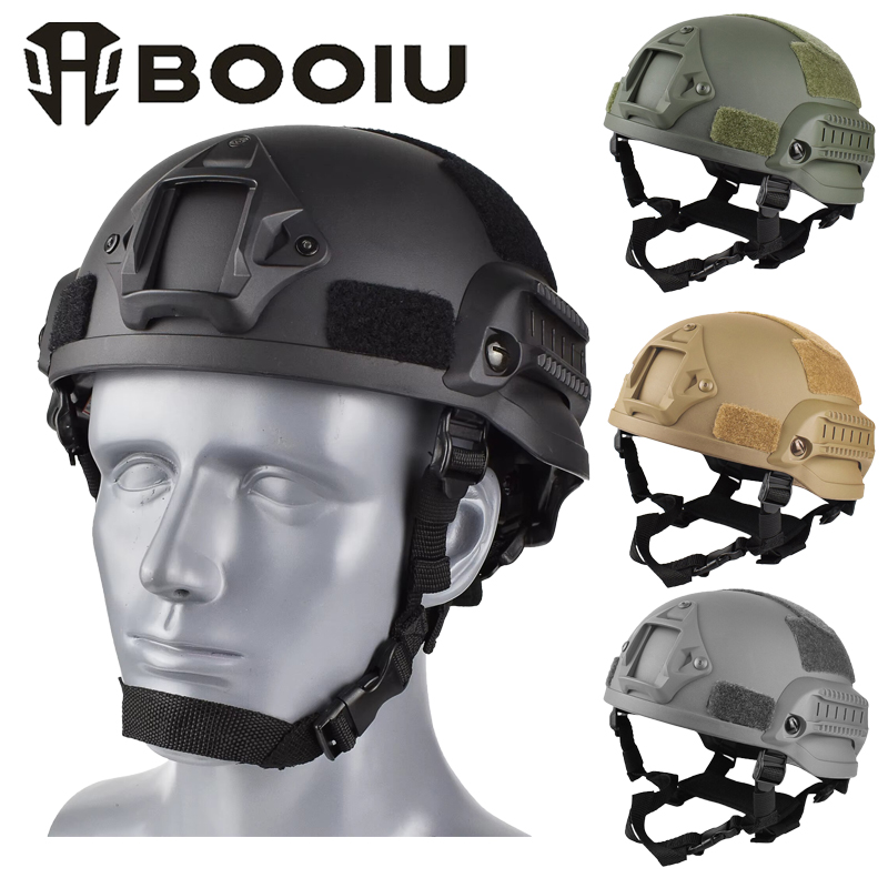 Outdoor Hunting Equipment - BOOIU Tactische MICH 2002-helm Lichtgewicht helmen