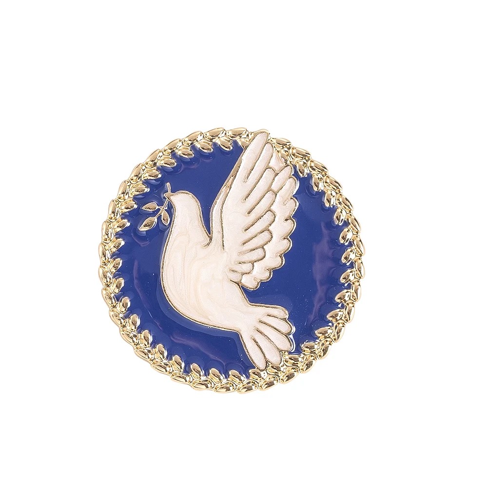 Outdoor Hunting Outfit - Outdoor stijl ronde duif pin badge