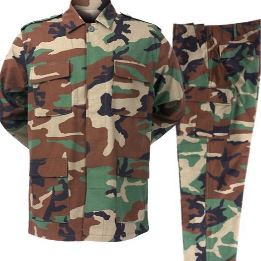 Hunting Outdoors - Heren BDU Camouflage 2-delige set tactische