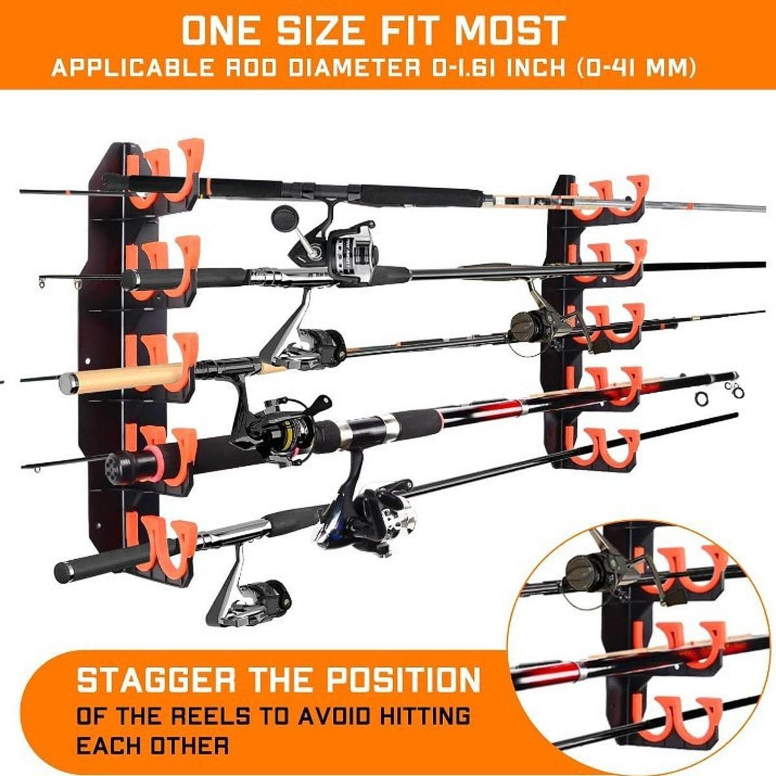 Garage Hengelhouder Wandrek PP - Outdoor Hunting Gear Store recensie en prijs