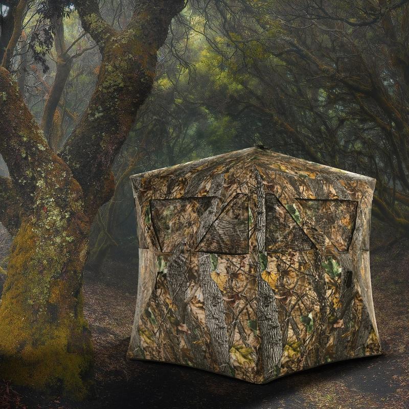 Draagbare jachtblind met grond - Hunting Outdoors recensie en prijs