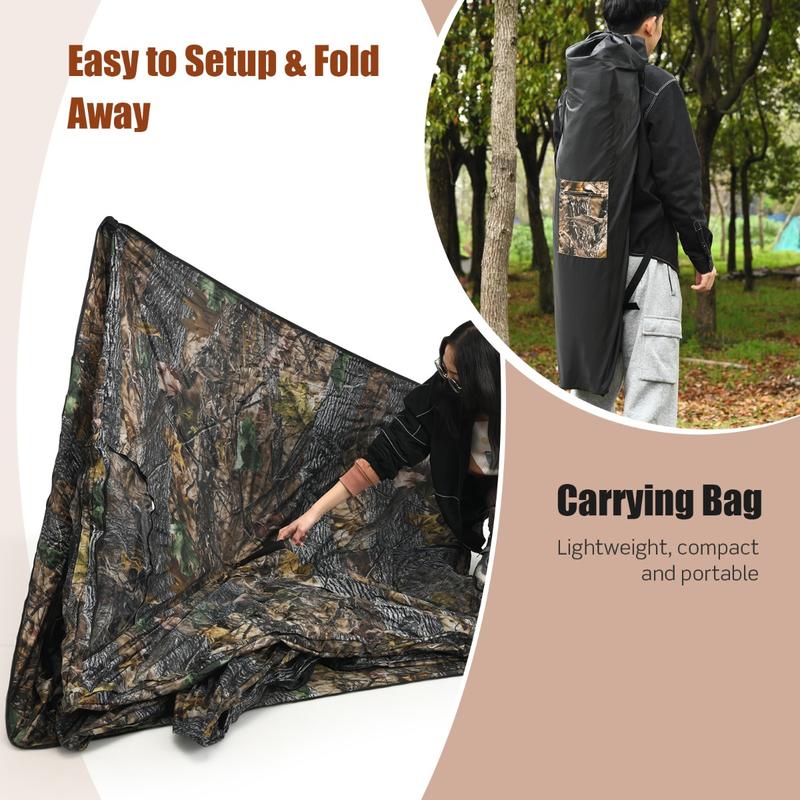 Draagbare jachtblind met grond - Hunting Outdoors recensie en prijs
