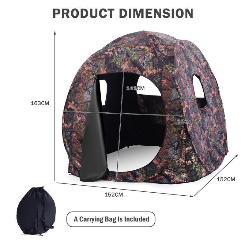 3-persoons opklapbare jachtten - Hunting Outdoors recensie en prijs