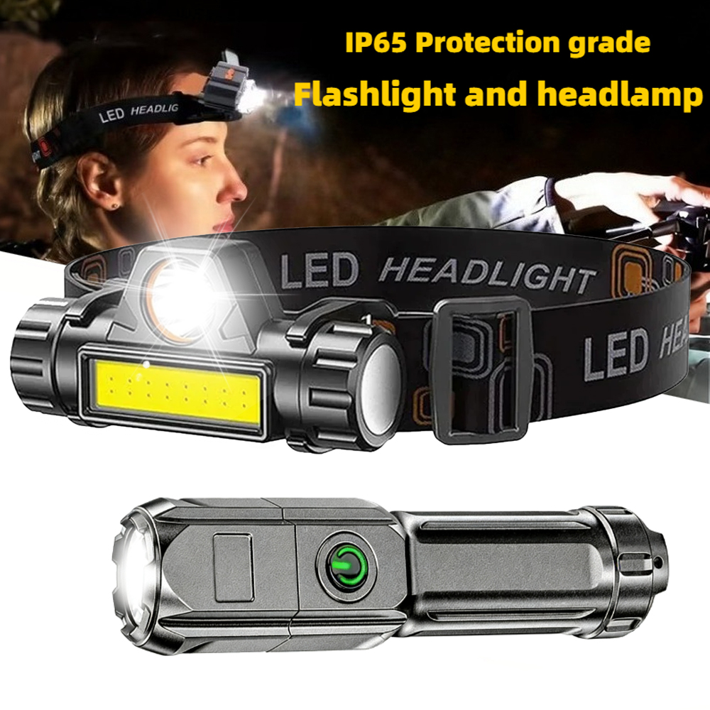 Superheldere zaklamp USB oplaa - Headlamp Tactical Bright recensie en prijs