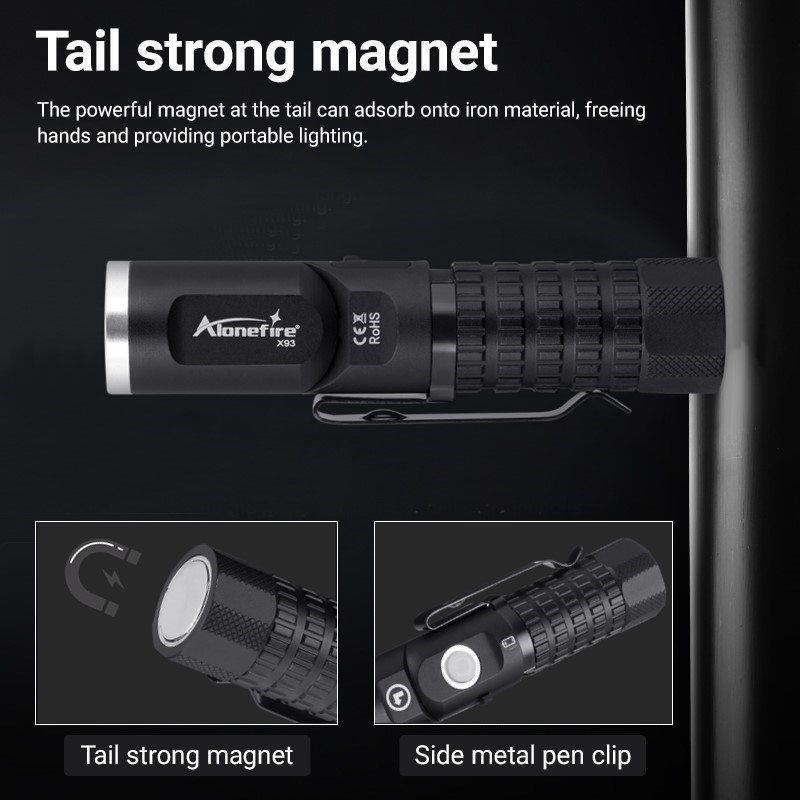 Magnetische P8 LED-zaklamp 90  - Headlamp Tactical Bright recensie en prijs