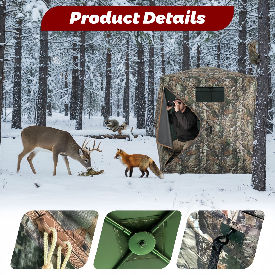 Camouflage Pop-up Jachtblind E - Hunting Outdoors recensie en prijs