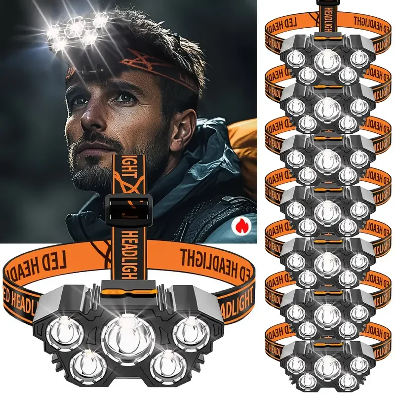 Draagbare 5LED buitenkoplamp m - Hunting Fishing Outdoor recensie en prijs