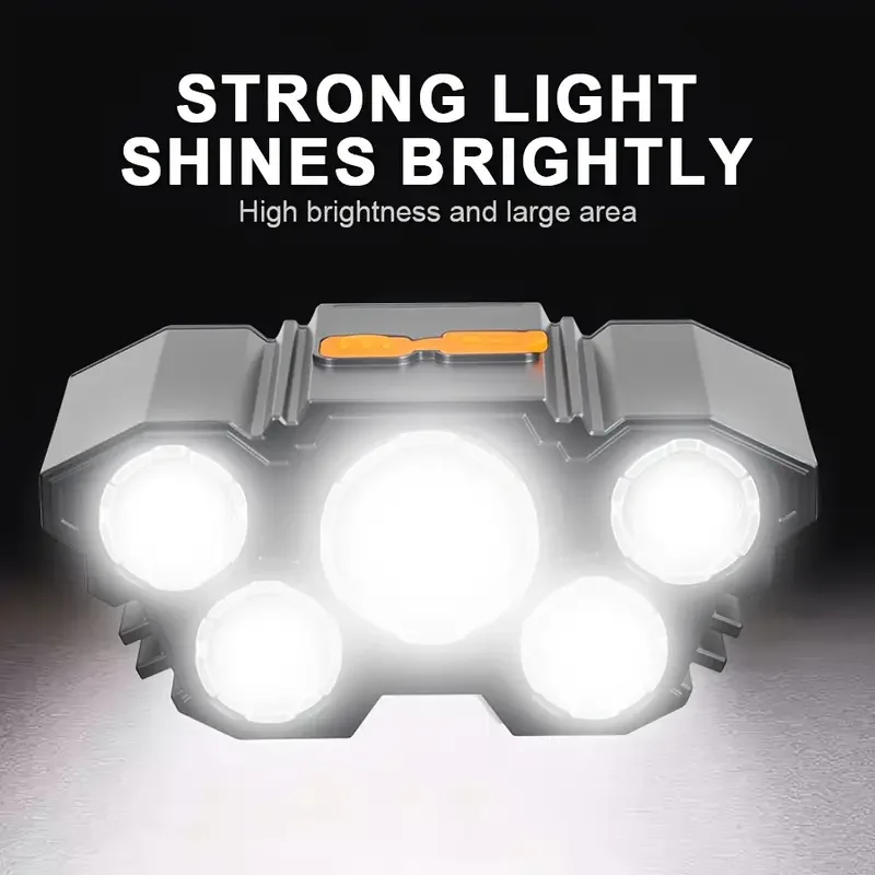 Draagbare 5LED buitenkoplamp m - Hunting Fishing Outdoor recensie en prijs