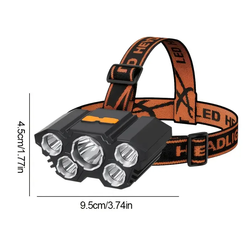 Draagbare 5LED buitenkoplamp m - Hunting Fishing Outdoor recensie en prijs